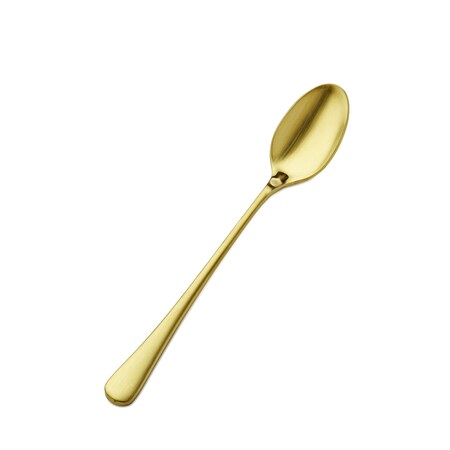 Bon Chef Como, Ice Teaspoon, Satin Finish, 18/10, 7.88" - Gold Matte , set of 12 S4102GM
